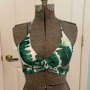 Zaful Tropical Wrap Bikini Top